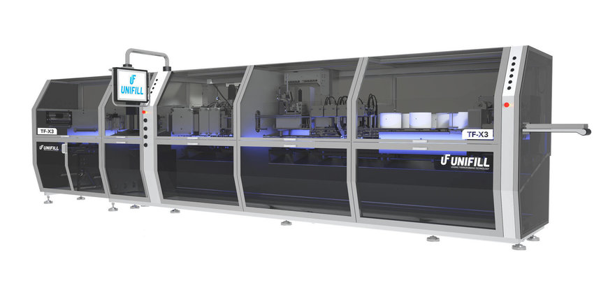 UNIFILL präsentiert auf der interpack 2023 flexible Thermoformmaschine mit Antriebstechnik von Bosch Rexroth